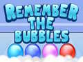leikur Remember the Bubbles