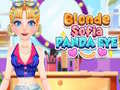 leikur Blonde Sofia Panda Eyes