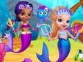 leikur Cute Mermaid Dress Up
