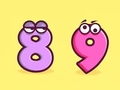 leikur Coloring Book: Number 8-9