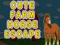 leikur Cute Farm Horse Escape