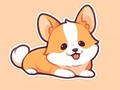 leikur Coloring Book: Corgi
