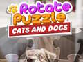 leikur Rotate Puzzle - Cats and Dogs