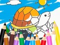 leikur Coloring Book: Sunny Turtle