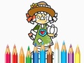 leikur Coloring Book: Scarecrow