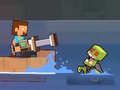 leikur Pirate Block Craft Monster Shooter
