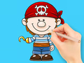 leikur Coloring Book: Pirate