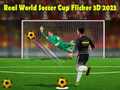 leikur Real World Soccer Cup Flicker 3D 2023