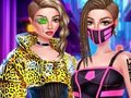 leikur Cyberpunk City Hairstyles