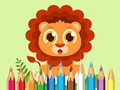 leikur Coloring Book: Baby Lion