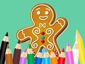leikur Coloring Book: Gingerbreads