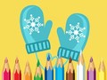 leikur Coloring Book: Cute Winter Clothes