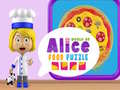 leikur World of Alice Food Puzzle