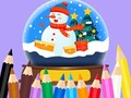 leikur Coloring Book: Christmas Crystal Ball