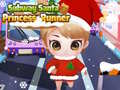 leikur Subway Santa Princess Runner