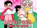 leikur Lovely Doll Dress Up Game 