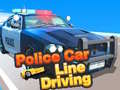 leikur Police Car Line Driving
