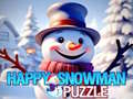 leikur Happy Snowman Puzzle