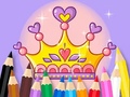 leikur Coloring Book: Princess Crown