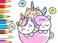 leikur Coloring Book: A Cup Of Unicorn