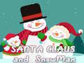 leikur Santa Claus and Snowman Jigsaw
