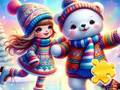 leikur Jigsaw Puzzle: Girl On The Rink