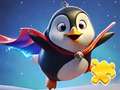 leikur Jigsaw Puzzle: Sky Flying Penguin