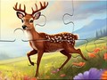 leikur Jigsaw Puzzle: Running Deer