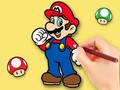 leikur Coloring Book: Dwarf Holds Flower