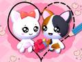 leikur  Love Cat Draw Puzzle