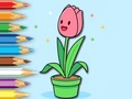 leikur Coloring Book: A Bunch Of Tulips
