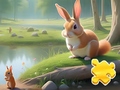leikur Jigsaw Puzzle: Rabbit And Squirrels