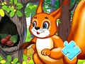 leikur Jigsaw Puzzle: Squirrel Hide Food