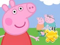 leikur Jigsaw Puzzle: Peppa With Family