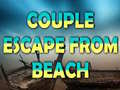 leikur Couple Escape From Beach
