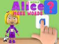 leikur World of Alice Make Words