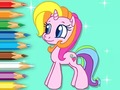leikur Coloring Book: Shining Pony