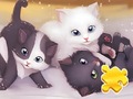 leikur Jigsaw Puzzle: Playing Cats