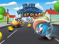 leikur Blue Mushroom Cat Run