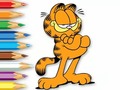 leikur Coloring Book: Garfield Hamburger