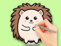 leikur Coloring Book: Cute Hedgehog