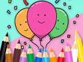 leikur Coloring Book: Celebrate-Balloons