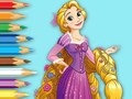leikur Coloring Book: Princess Rapunzel