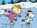 leikur Jigsaw Puzzle: Snoopy Skating