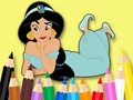 leikur Coloring Book: Princess Jasmine