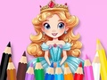 leikur Coloring Book: Flower Princess