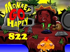 leikur Monkey Go Happy Stage 822