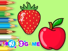 leikur Coloring Book: Apple And Strawberry