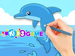 leikur Coloring Book: Cute Dolphin