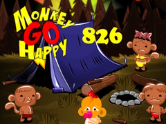 leikur Monkey Go Happy Stage 826